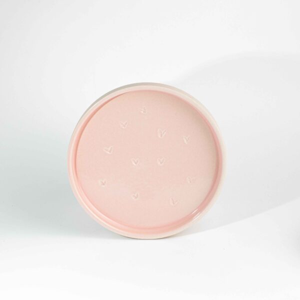 Πήλινο Πιάτο Ø17cm Cotton Candy Hearts