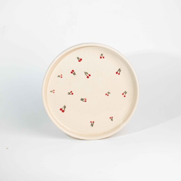 Πήλινο Πιάτο Ø17cm “Cherry”