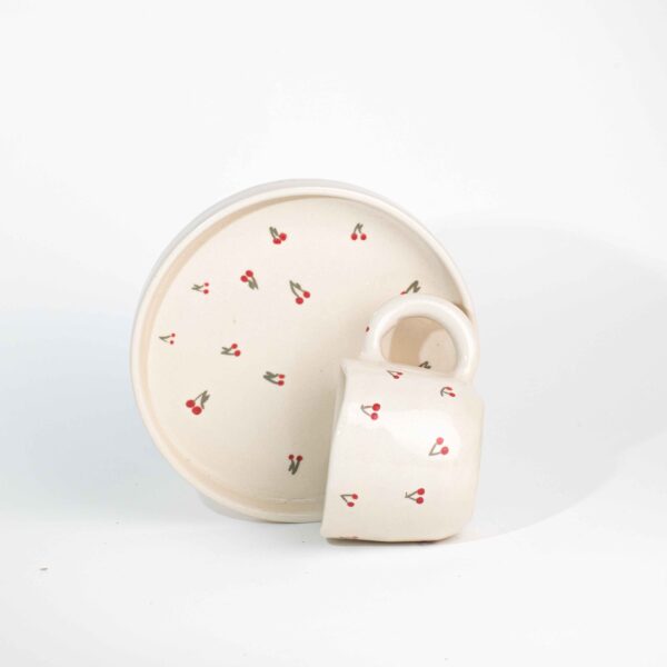 Πήλινο Πιάτο Ø17cm “Cherry”