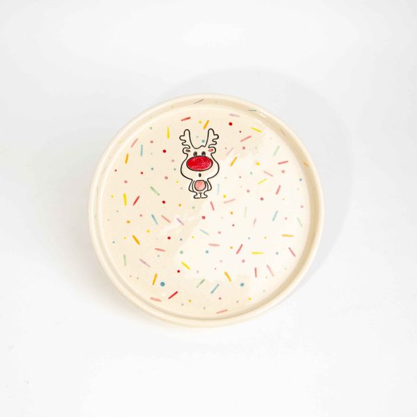 Πήλινο Πιάτο Ø17cm The Rudolph