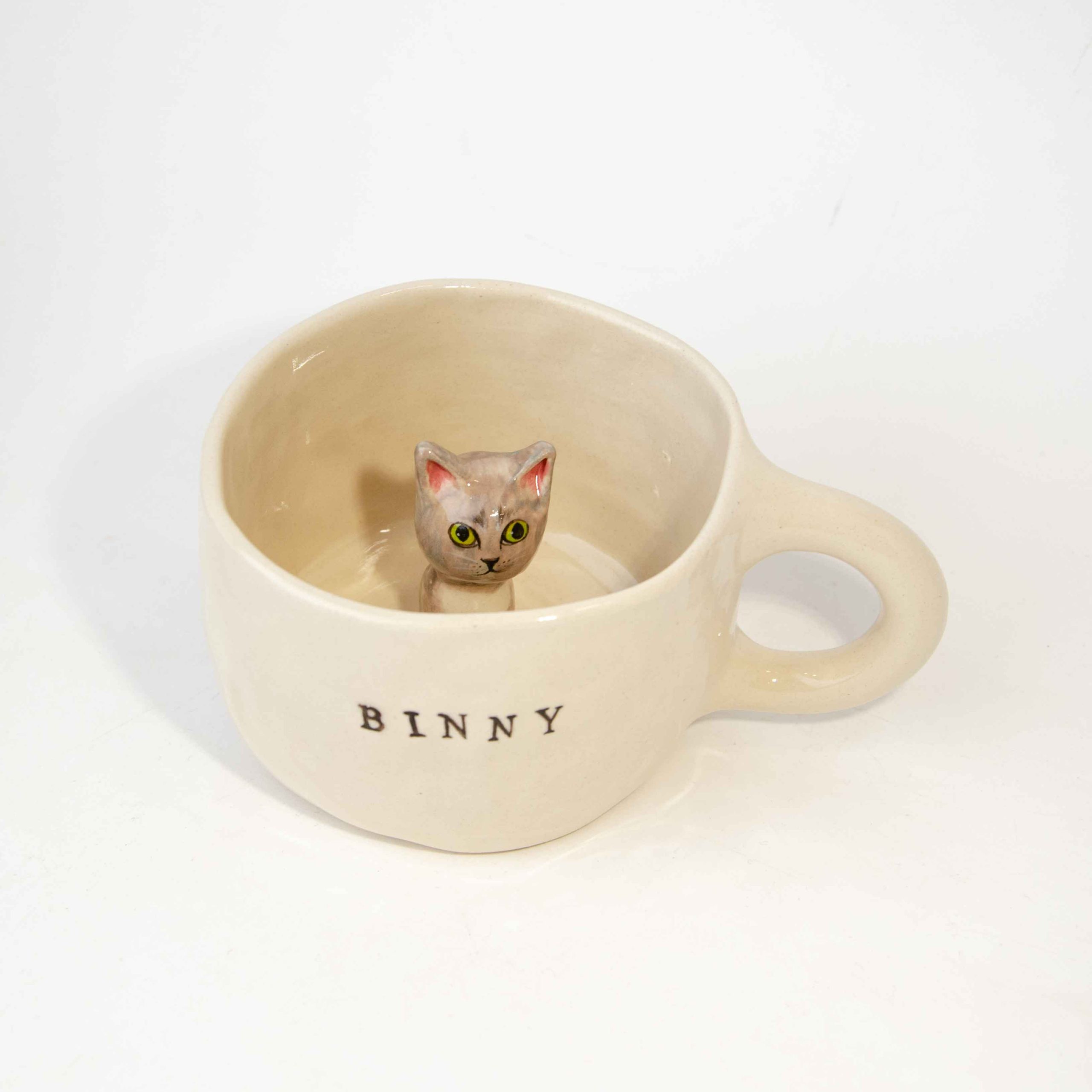 Custom Cat 3D Cup - Linum