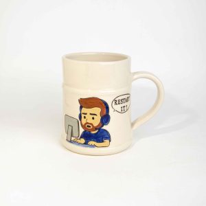 Custom Μπύρας Ποτήρι Πήλινο