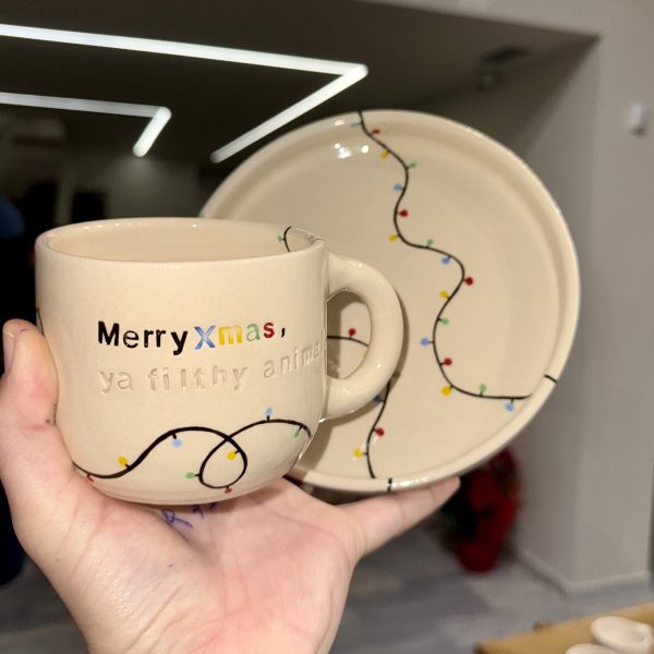 The Christmas Lights Plate Ø17cm